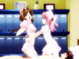 Cute Hentai Nurse Threesome Hard Fucked