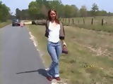 Naive Hitchhiker Girl Will Pay This Car Raid With Her Pussy To BBC Stranger vXd
