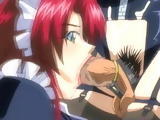 Shemale Hentai With Huge Melon Boobs Gets Ringed In Her Big Cock And Sucked