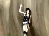 Animated Brunette Riding a Big Dick