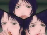 Brunette Hentai gets Double Drilled