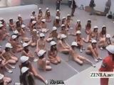 Subtitled nudist Japanese ENF bizarre fire safety class