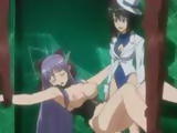 Busty hentai girl gets drilled all hole by monster tentacles