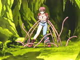 Hentai Caught And Squeezed Her Big Tits By Tentacles