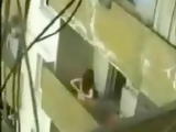 Voyeur Catches Neighbor Teenagers Fucking On Terrace