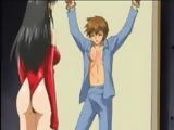 Tied up hentai guy fucked hard after gets whipped