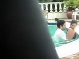 Couple Fucks In A Public Pool