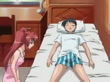 Redhead hentai girl showing her handjob talents