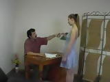 Doctors Office Spanking & Totally Naked Exam xLx