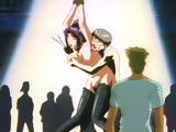 Chained hentai with bigboobs hard sex in the public show