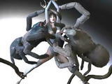 3d Anime Caught And  Fucked By Spider Monsters