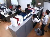Secretary Gets Fucked By Colleague In Office Full Of Coworkers During Working Hours