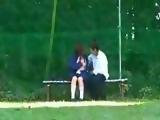 Voyeur Taping Japanese Couple Outdoor  Sex 1