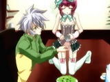 Shemale anime maid gets handjob