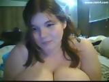 Biggest Webcam Boobs  Busty Fat BBW Teen Teasing