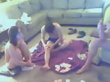 Innocent Poker Game Turns Into Strip Poker And Finally To Unplanned Threesome For This Girl