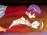 Hentai schoolgirl gets fucked by strap on dildo