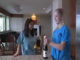 Lesbian Girlfriends Celebrate before Wedding Day