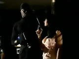 Late Night Black Robber Gets Caught By Armed Milf
