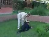 Russian mom is  and her son is taking advantage