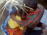 Indian Wife Sucking Cock To Her Neighbor In A Hide Out While Husband Is Looking For Her All Over The Park