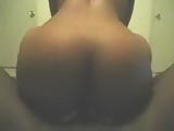 Bootylicious black girlfriend rides hard cock