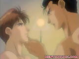 Hentai gay hardcore fucked his boy