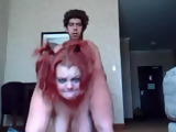 Chubby redhead gets her pussy rammed hard