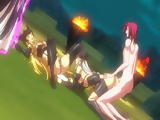 Princess hentai threesome double dicks fucked