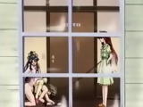 Bondage hentai with muzzle dildoed