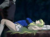 Anime gangbanged with some perverts