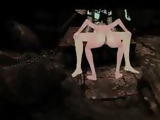 3D shemale hentai gets oralsex