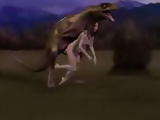 Prehistoric Creature Fucked Brunette Milf