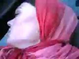 Arab Red Turban Hijab Car Fuck