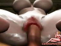 Cute Hentai Hoe With Huge Tits Bounces On The Balls