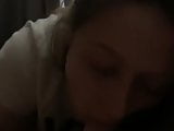Gf sucking me when I woke up!!
