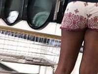 Petite African milf ShOrt SHoRts