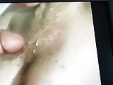 Old VHS intense cumshot spray on big boobies !!  HOT!!