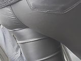CANDID TEEN WITH TIGHT ASS IN LEATHER PANTS