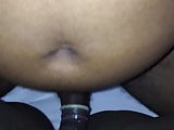 Big ebony taking dick