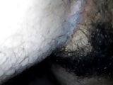 a warm cum in her ass