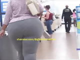Massive Booty Gray Pants BBW 2