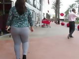 This Asian chick gotta a thick juicy booty