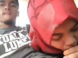 Hijabi deepthroat