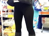 Blonde in supermarket