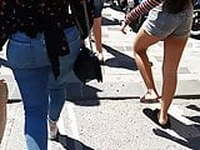 Two Arabian Bitches With Hijab and Mini Shorts