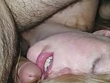 Cheating Blonde eating my ass
