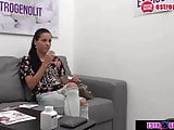Brunette girl like big dick