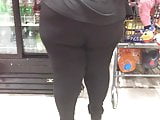Black BBW Round Phatty in tights 6