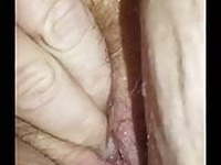 Wet pussy BBW masturbating 